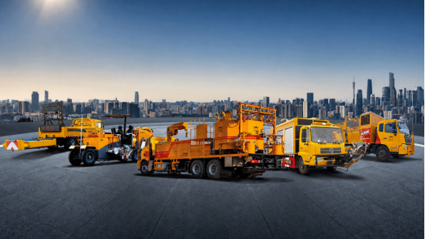 WELL ROAD's road marking equipment lineup